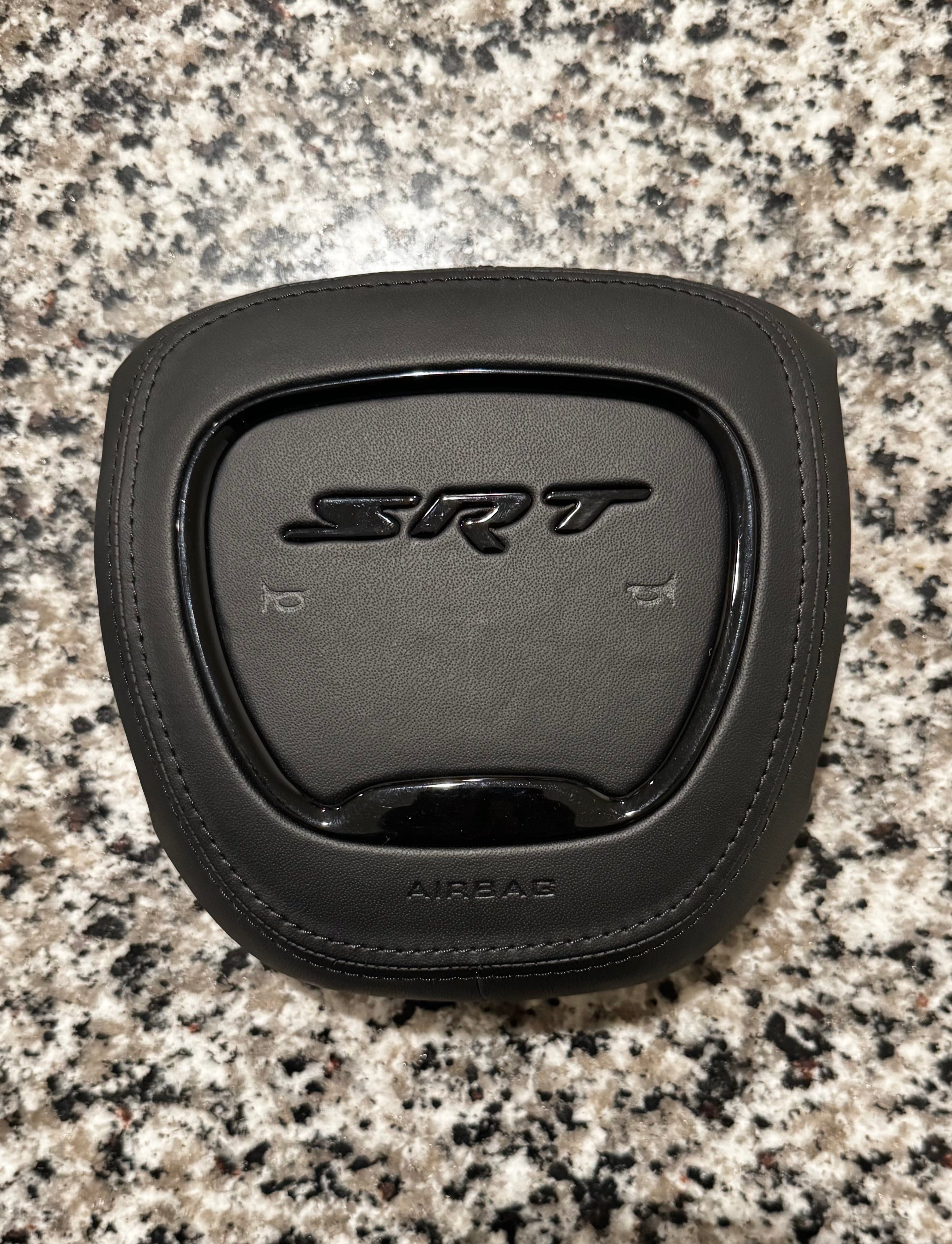 SRT Leather Wrapped Airbag Cover