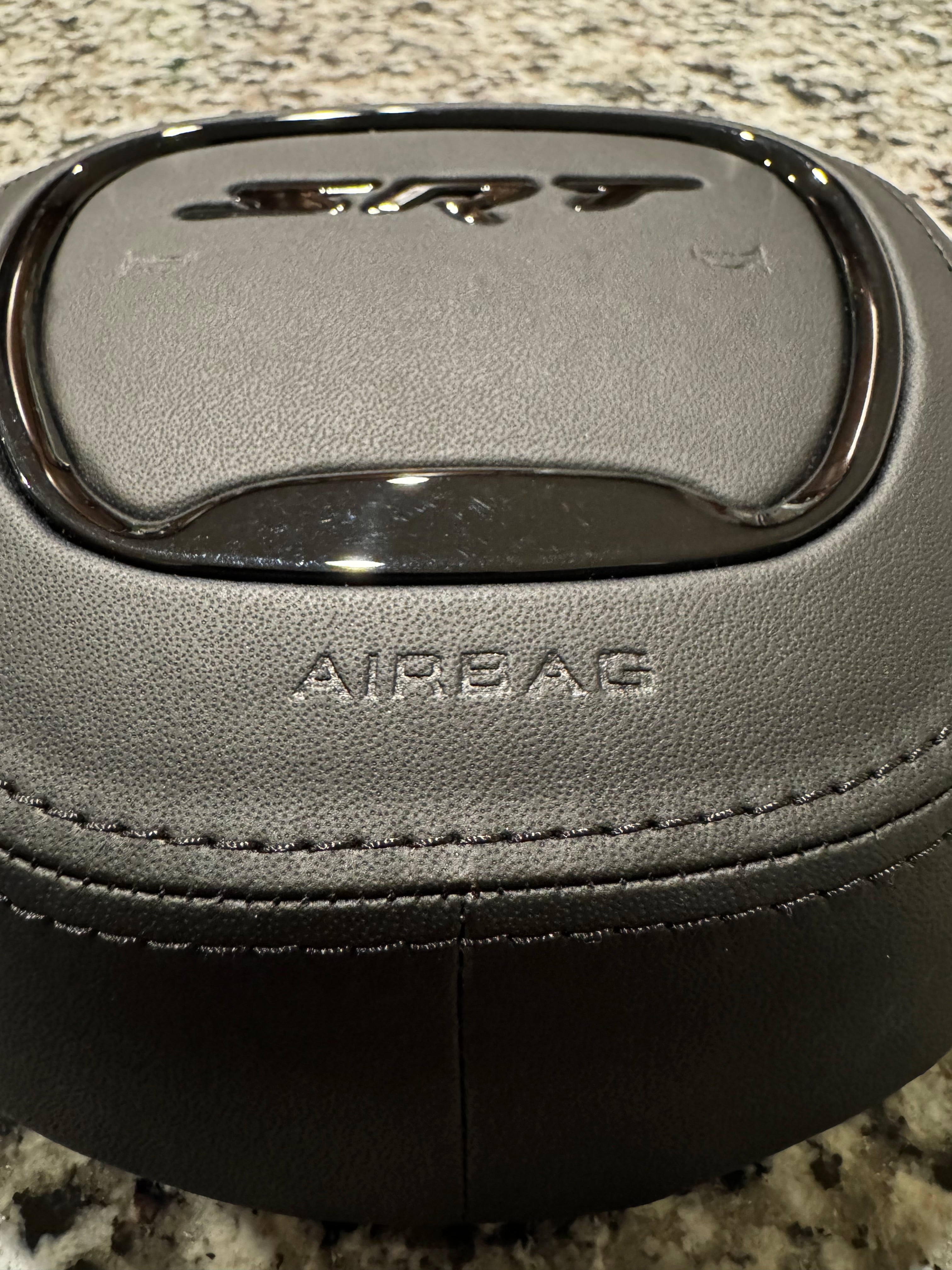 SRT Leather Wrapped Airbag Cover