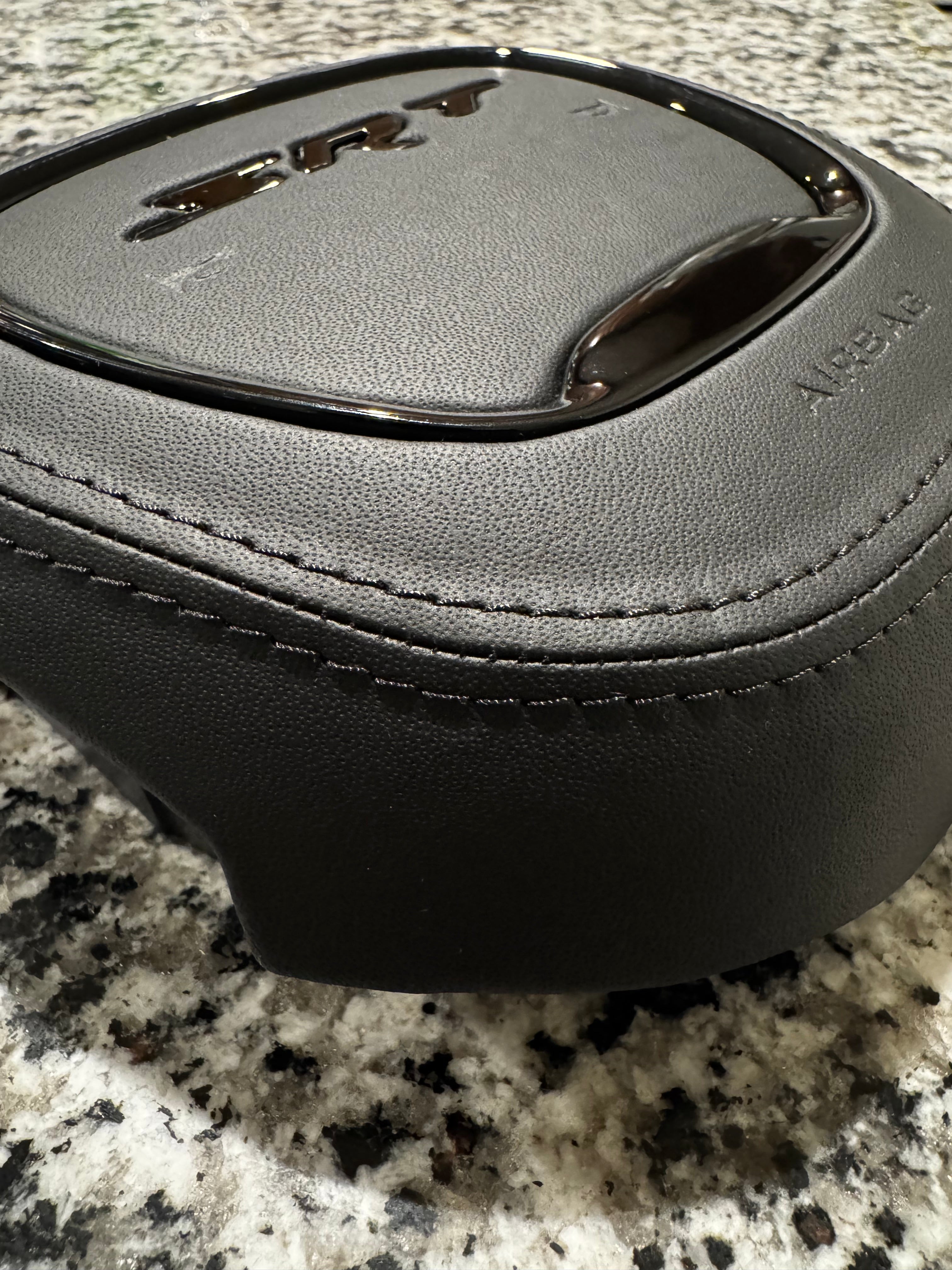 SRT Leather Wrapped Airbag Cover