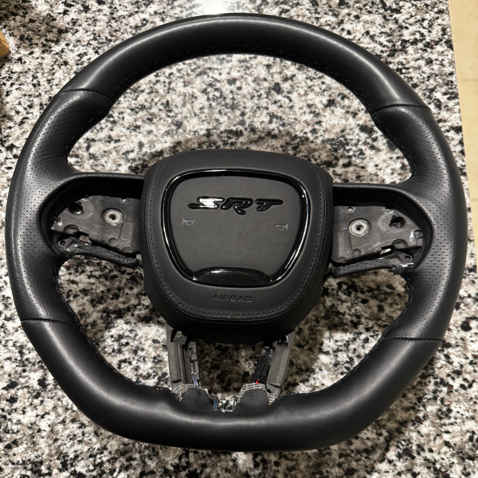 SRT Leather Wrapped Airbag Cover